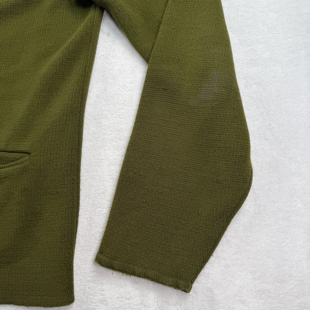 Vintage 60s Brentwood Cardigan Sweater Mens M Rockabilly Avocado Swing Bowling